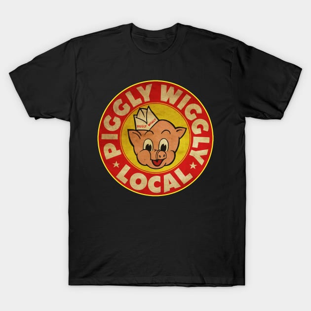 Piggly Wiggly Local | Yellow Style T-Shirt by sikecilbandel